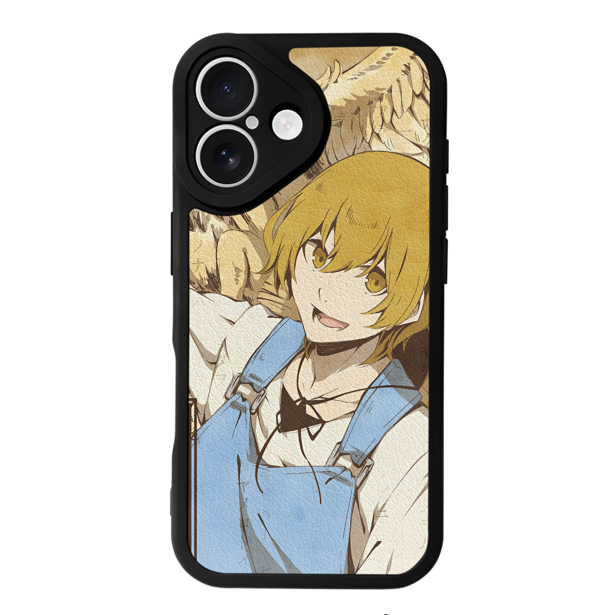 （画像用） 文豪ストレイドッグス Bungo Stray Dogs 【iPhone 16シリーズ対応】シリコンスマホケース（レザー調） 材質：シリコン